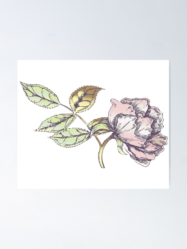 Thumbnail 1 of 3, Poster, Bored Rose designed and sold by DenkaStore.