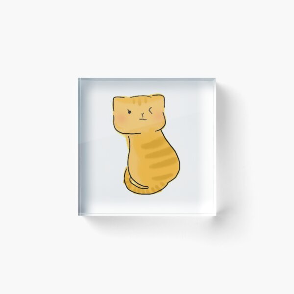 Item preview, winking cat turned around designed and sold by kimbasmama.