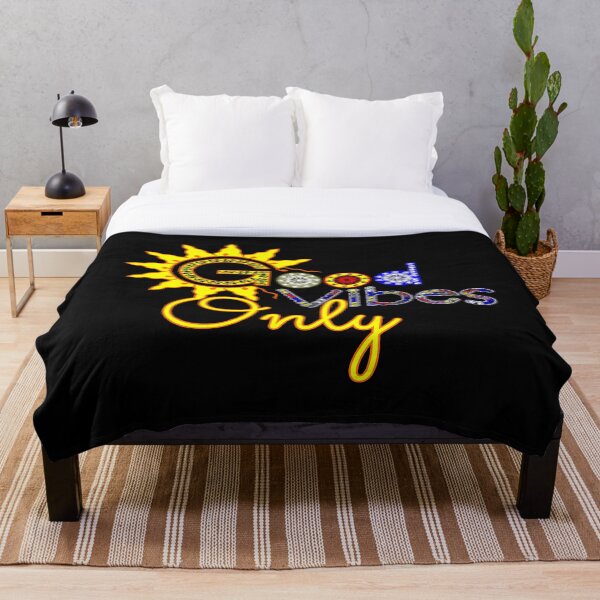 Aperçu de l'œuvre Bonnes vibrations design créatif et unique créée et vendue par bluehatgraphics.