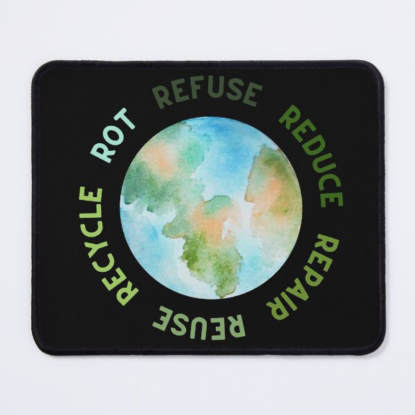 Item preview, Refuse Reduce Repair Reuse Recycle Rot - Green Eco designed and sold by EspyDesignCo.