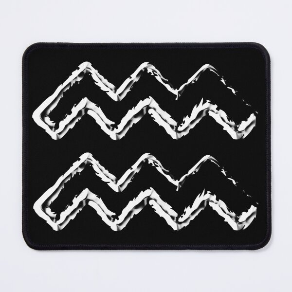 Item preview, Aquarius zodiac sign metallic style  designed and sold by LewisRichie.