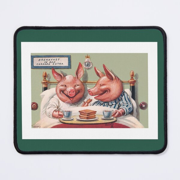 Item preview, Pigs at a Bed and Breakfast - William Henry Ellam designed and sold by TheCurators.