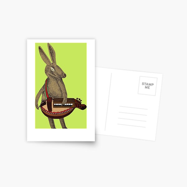 Item preview, H is for Hare playing the Hurdy-Gurdy designed and sold by AnnieHines.