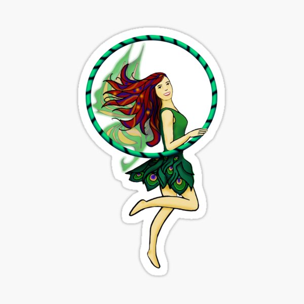 Item preview, Peacock Fairy Hooper designed and sold by JennHandmade.