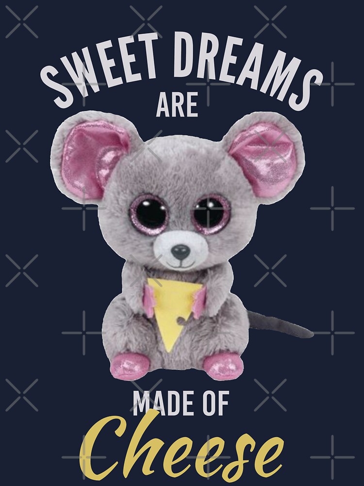 Sweet dreams are made of cheese cute plush mouse for kids Kids T-Shirt  for Sale by portrait4you