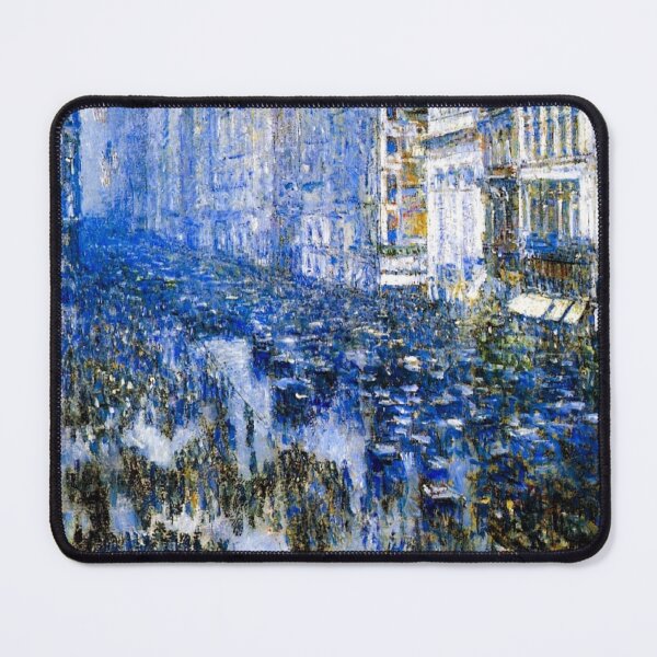 Item preview, Fifth Avenue In The Winter 1919 - Hassam Enhanced Artwork Reproduction designed and sold by molamode.