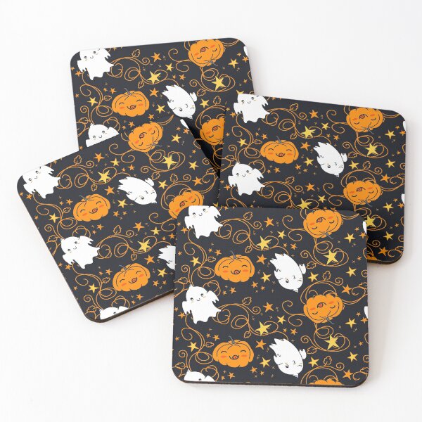 Item preview, Happy Halloween Jack o lantern and spooky print. designed and sold by TheArtDesk.