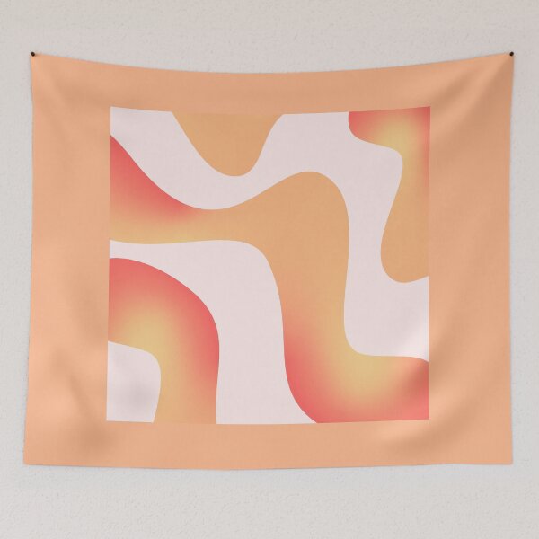 Item preview, Groovy Swirl Psychedelic Retro Pattern with Orange and Pink designed and sold by mainsqueezemar.