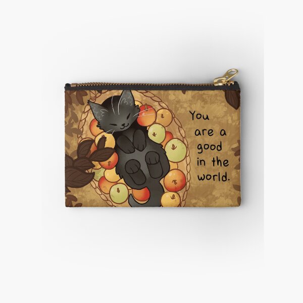 Item preview, "You Are a Good in the World" Apple Basket Kitten designed and sold by thelatestkate.