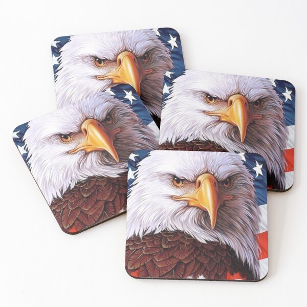 Item preview, American Eagle bandera americana Estados Unidos designed and sold by Rowena Jones.