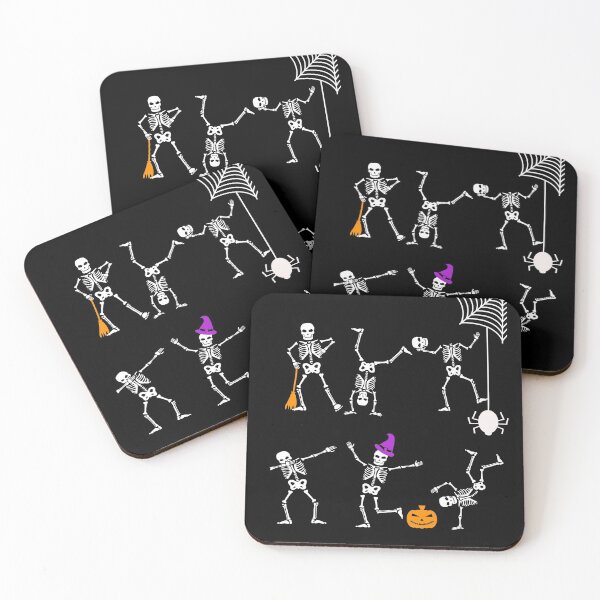 Item preview, Funny Dancing Skeletons and Skulls Happy Halloween designed and sold by evadeedesigns.