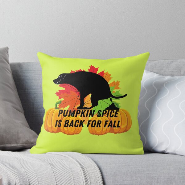 Item preview, Pumpkin Spice Pooping Dog is Back for Fall designed and sold by Willyboy16.