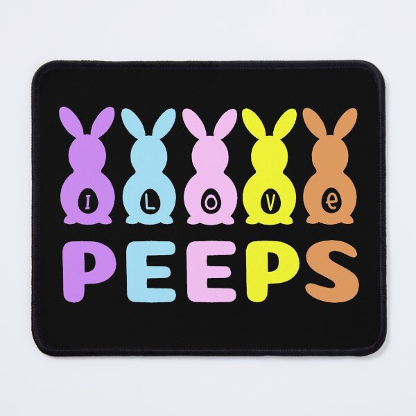 Item preview, I Love Peeps - Cute Easter Bunny Peeps designed and sold by molamode.