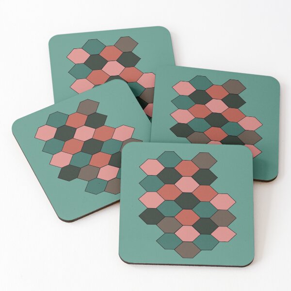 Item preview, Dark Palette Honeycomb Pattern designed and sold by sydneymcc.