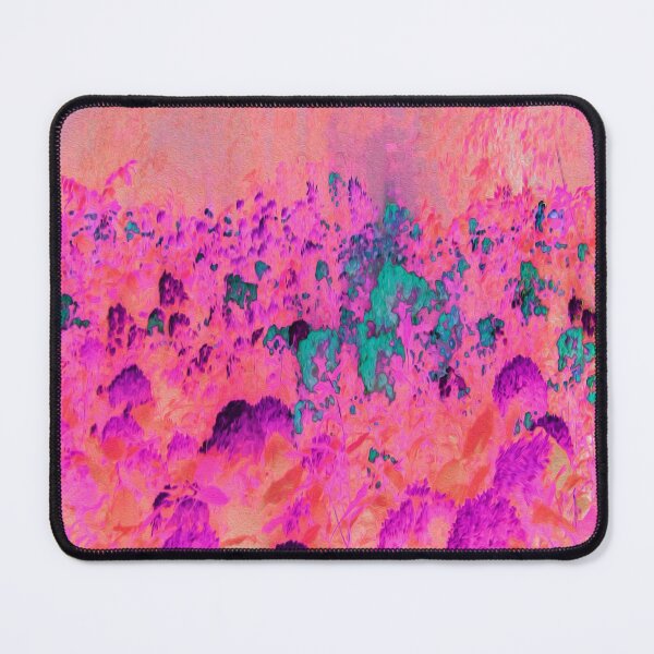 Item preview, Abstract Coral Garden Landscape Purple Hydrangeas designed and sold by myrubiogarden.