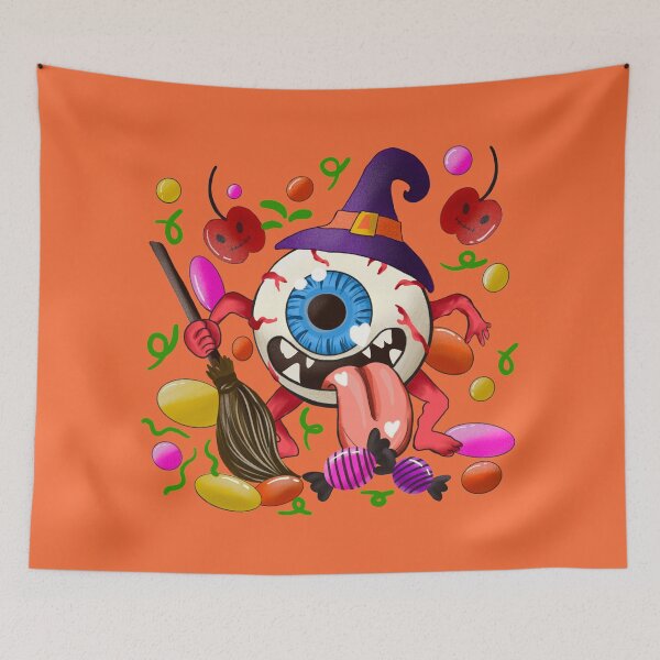 Item preview, Eyeball Halloween Candy Monster designed and sold by BunnyPanda0120.