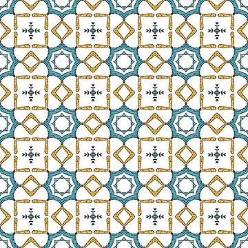 Artwork thumbnail, Runic Flowers Pattern by RafaelLima7