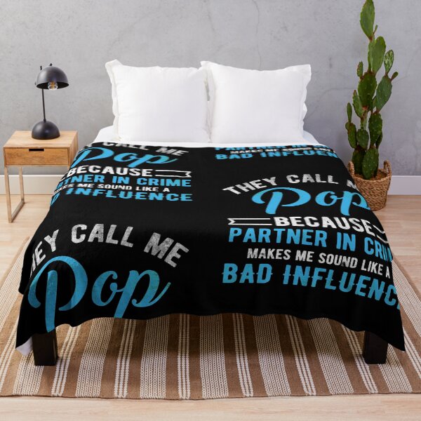 Item preview, Funny They Call Me Pop Distressed Quote Partner In-Crime designed and sold by LAXIR.
