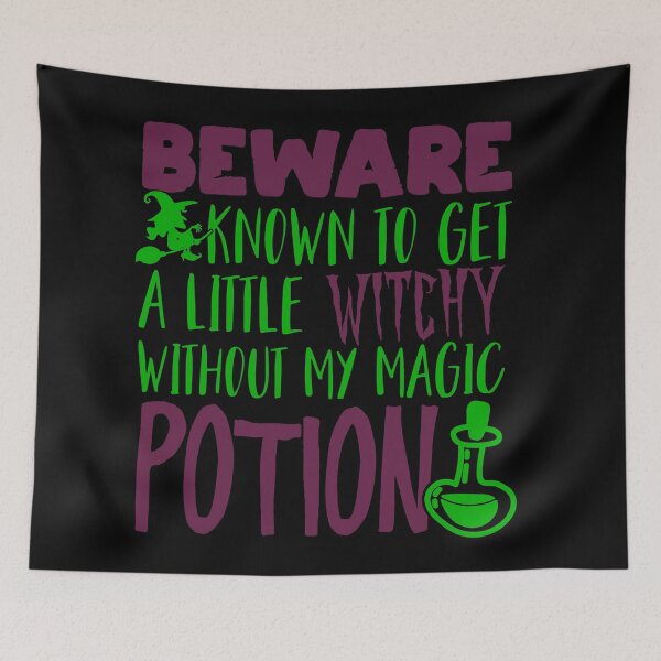 Item preview, Beware known to get a little witchy Halloween - men/ women /Halloween  designed and sold by Designs Of all kinds.