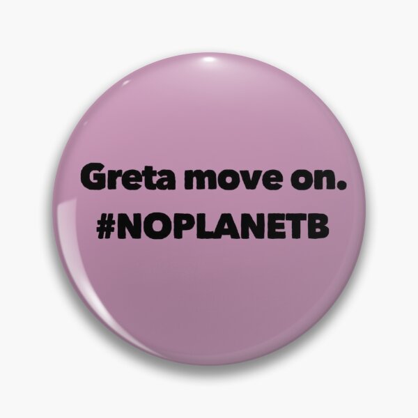 Item preview, Greta Thunberg / No planet B designed and sold by Attenborough_Fan.