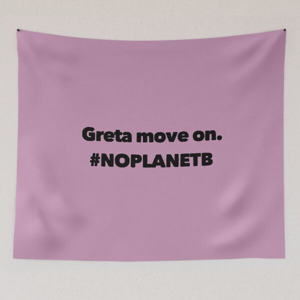 Item preview, Greta Thunberg / No planet B designed and sold by Attenborough_Fan.