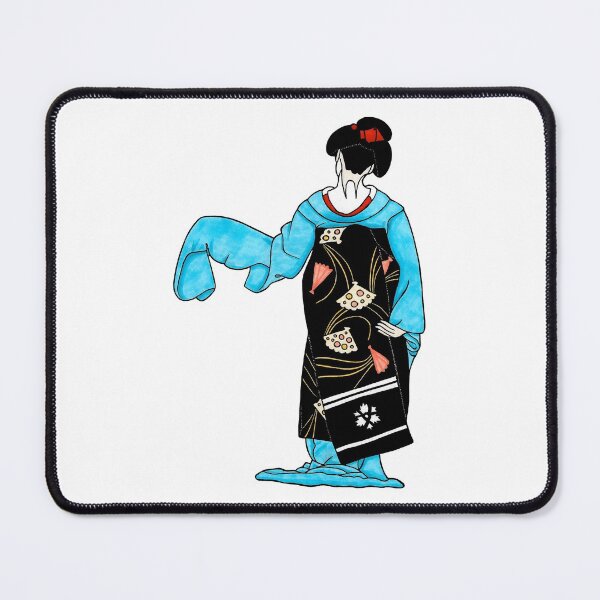 Item preview, Dancing maiko - ink illustration designed and sold by LorenDowding.
