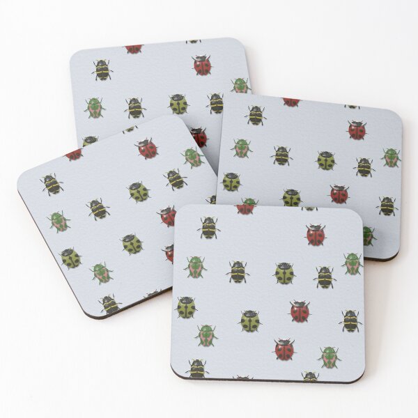 Item preview, Colored Beetles Pattern designed and sold by RafaelLima7.