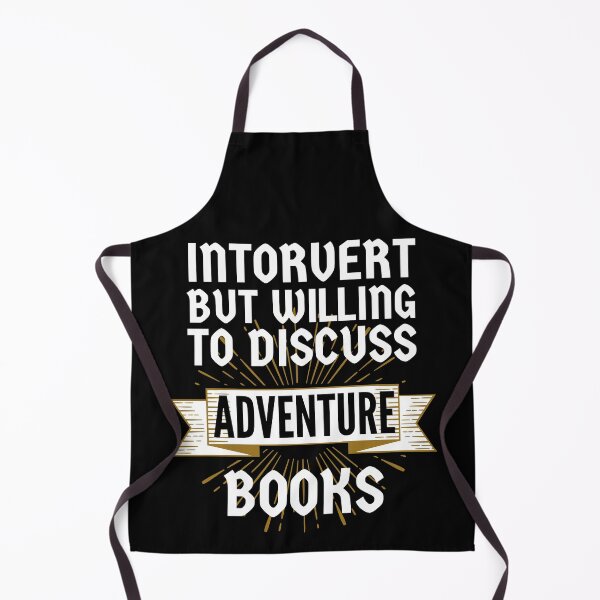 Item preview, Introvert but Willing to Discuss Adventure Books designed and sold by ACC .