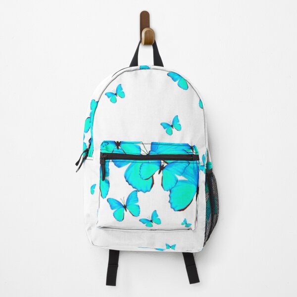 Item preview, AQUA BLUE BUTTERFLIES PATTERN ABSTRACT ART,, designed and sold by sharlesart.
