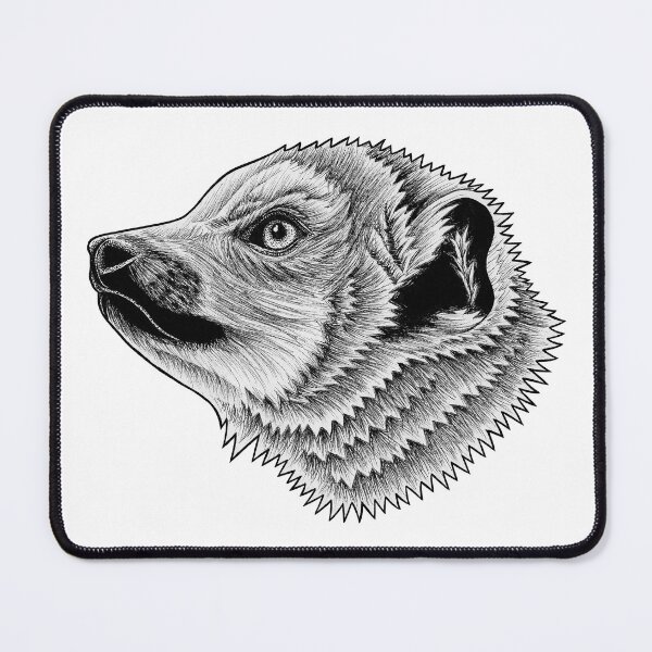 Item preview, Crowned lemur - ink illustration designed and sold by LorenDowding.