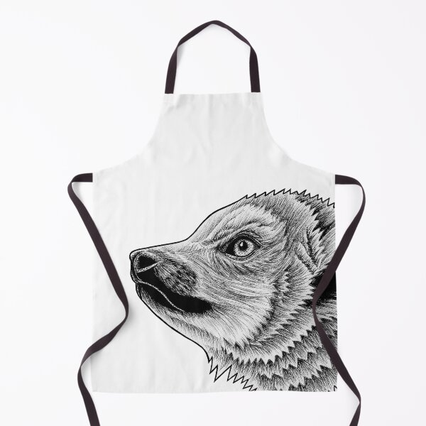 Item preview, Crowned lemur - ink illustration designed and sold by LorenDowding.