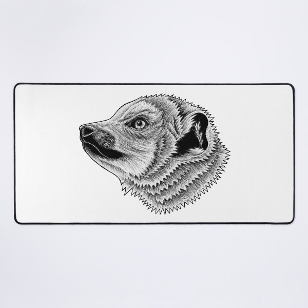 Item preview, Crowned lemur - ink illustration designed and sold by LorenDowding.