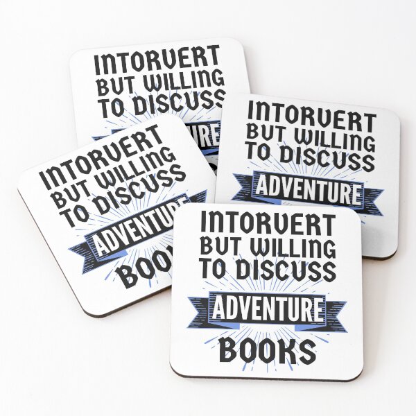 Item preview, Copy of Introvert but Willing to Discuss Adventure Books designed and sold by ACC .