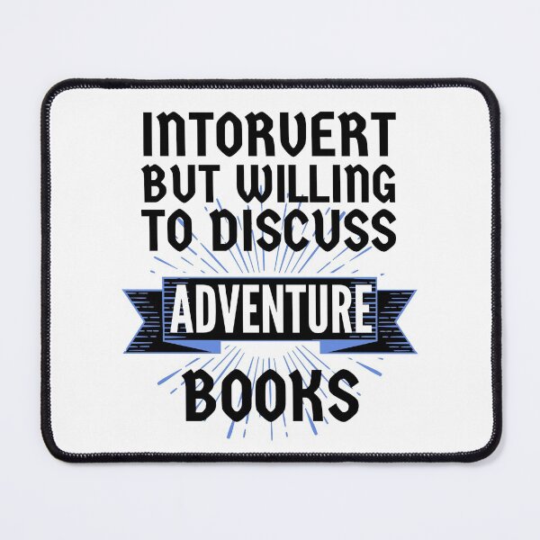 Item preview, Copy of Introvert but Willing to Discuss Adventure Books designed and sold by ACC .