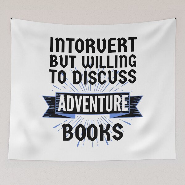 Item preview, Copy of Introvert but Willing to Discuss Adventure Books designed and sold by ACC .