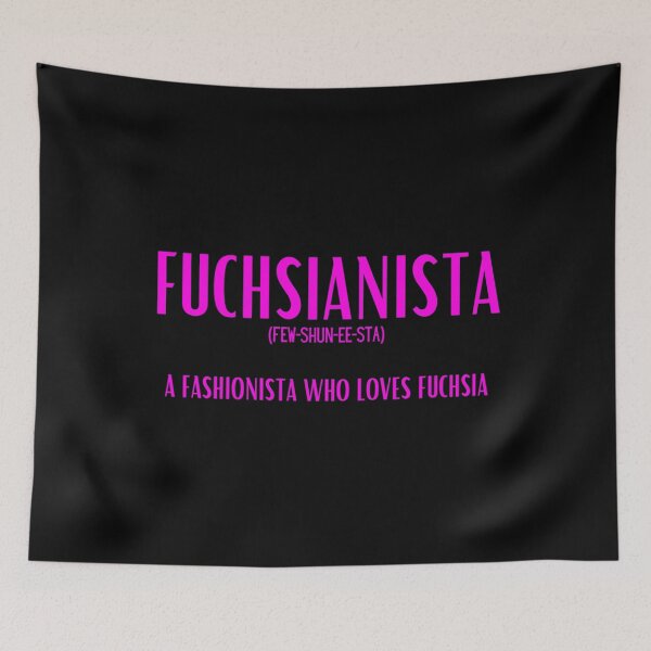 Item preview, FUCHSIANISTA (BLACK BACKGROUND) designed and sold by EllieMonroe.