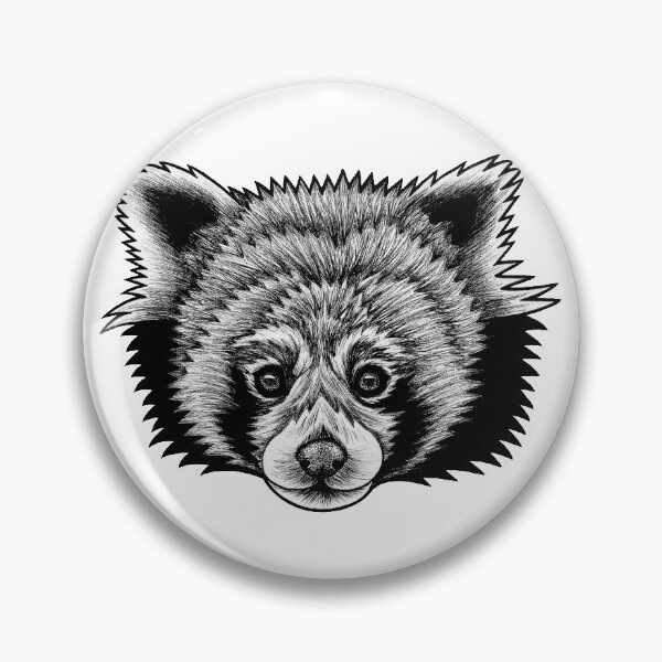 Item preview, Red Panda - ink illustration designed and sold by LorenDowding.