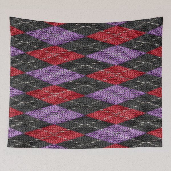 Item preview, Check Stripes Pattern Bed Sheet or Frock Design 7 designed and sold by PodiShawna.