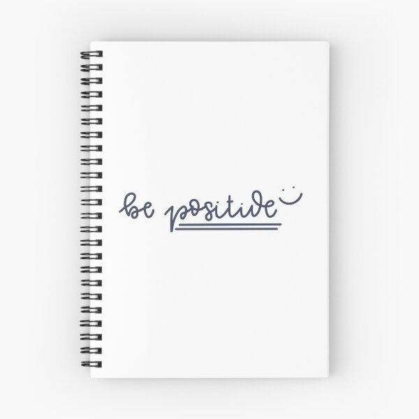 Item preview, Be positive 2. Phrase. Blue Text. Lettering. Letters. designed and sold by AnaStickerD.