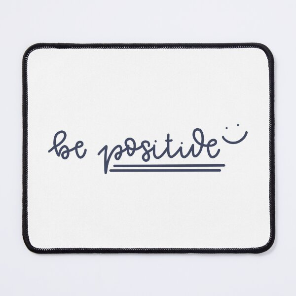 Item preview, Be positive 2. Phrase. Blue Text. Lettering. Letters. designed and sold by AnaStickerD.
