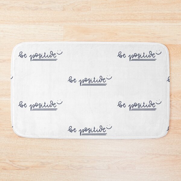 Item preview, Be positive 2. Phrase. Blue Text. Lettering. Letters. designed and sold by AnaStickerD.