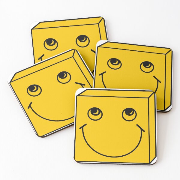 Item preview, Happy yellow box face patterned designed and sold by ernesleon321.