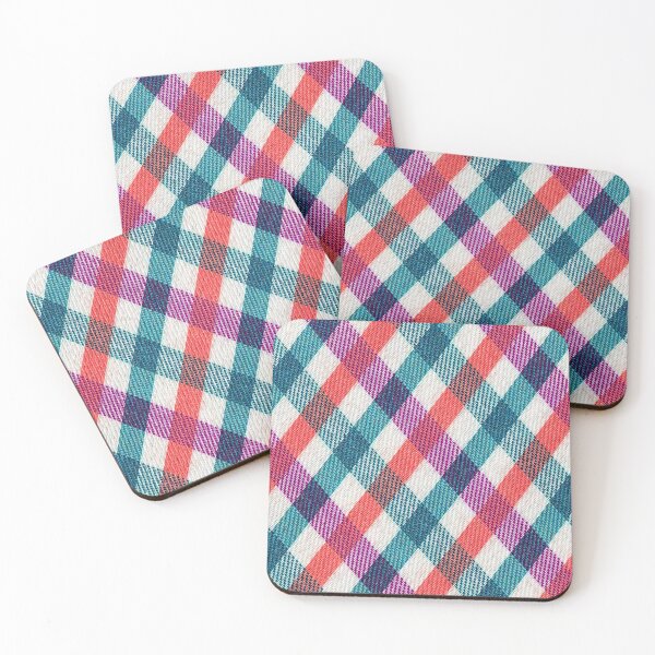 Item preview, Check Stripes Pattern Bed Sheet or Frock Design 8 designed and sold by PodiShawna.
