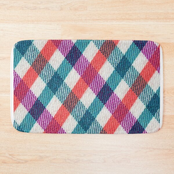 Item preview, Check Stripes Pattern Bed Sheet or Frock Design 8 designed and sold by PodiShawna.