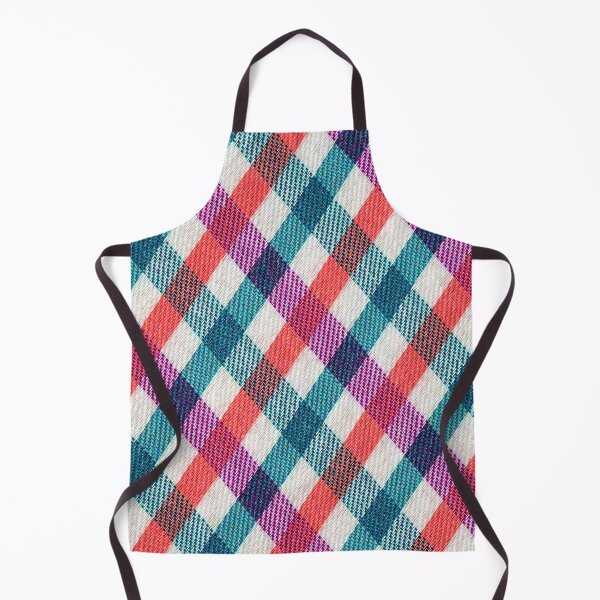 Item preview, Check Stripes Pattern Bed Sheet or Frock Design 8 designed and sold by PodiShawna.