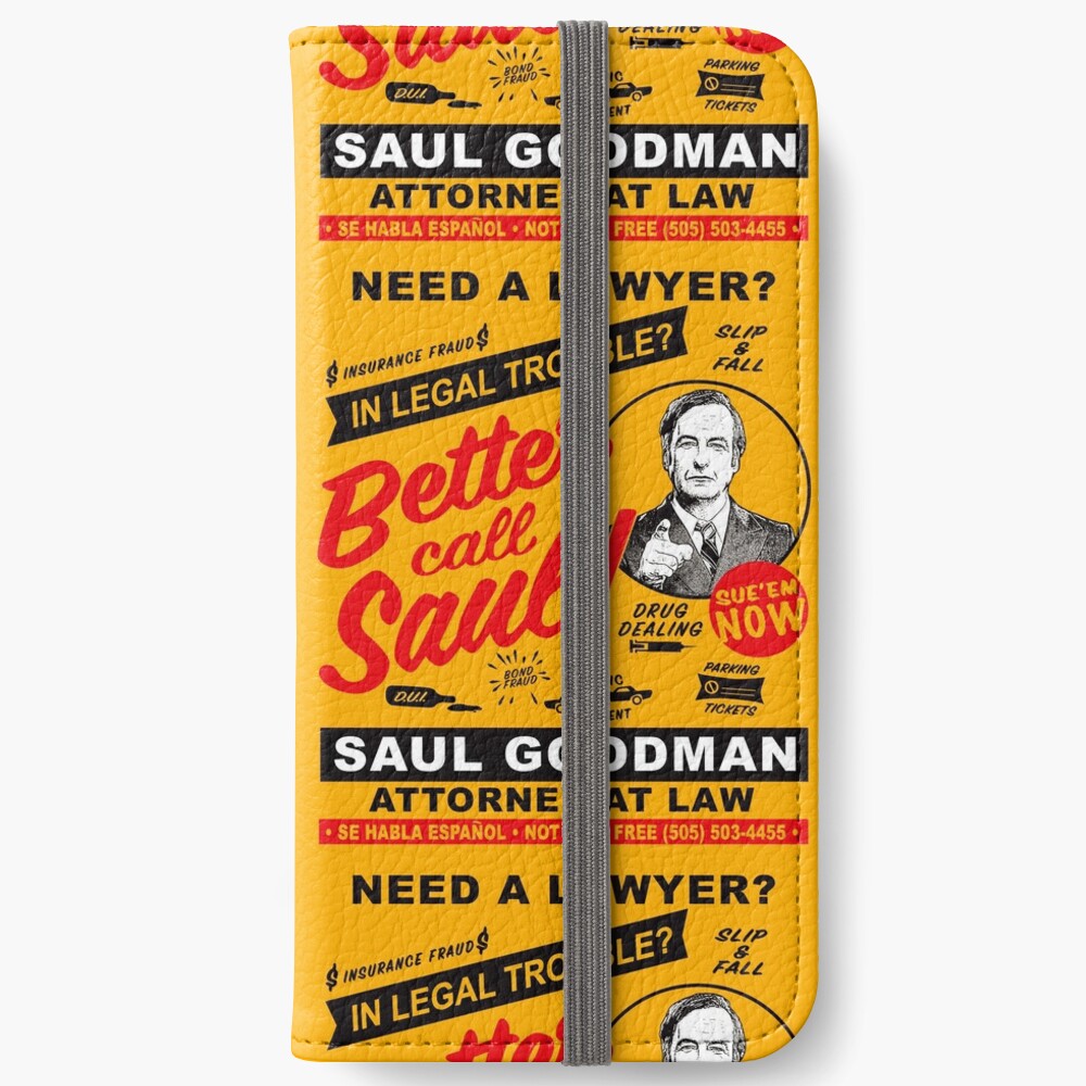 Need A Lawyer Then Call Saul iPhone Wallet