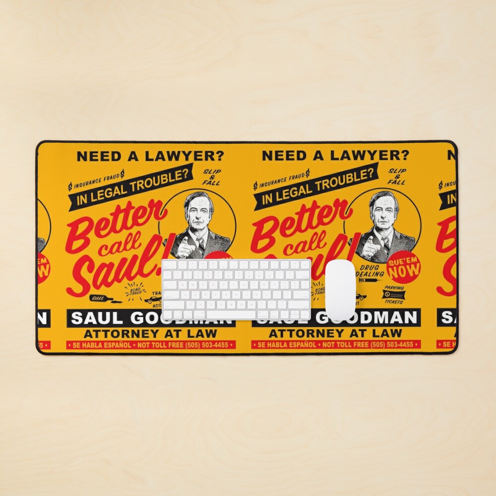 Need A Lawyer Then Call Saul Mouse Pad