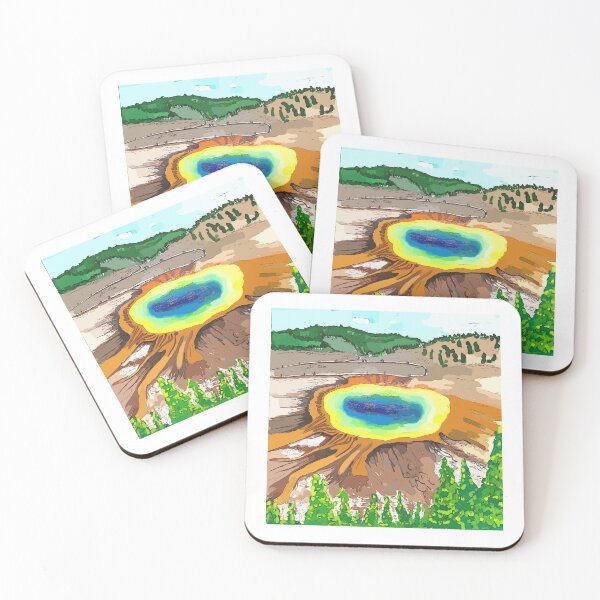Artikelvorschau, Grand Prismatic Springs im Yellowstone-Nationalpark – WelshDesigns entworfen und verkauft von welshdesigns.
