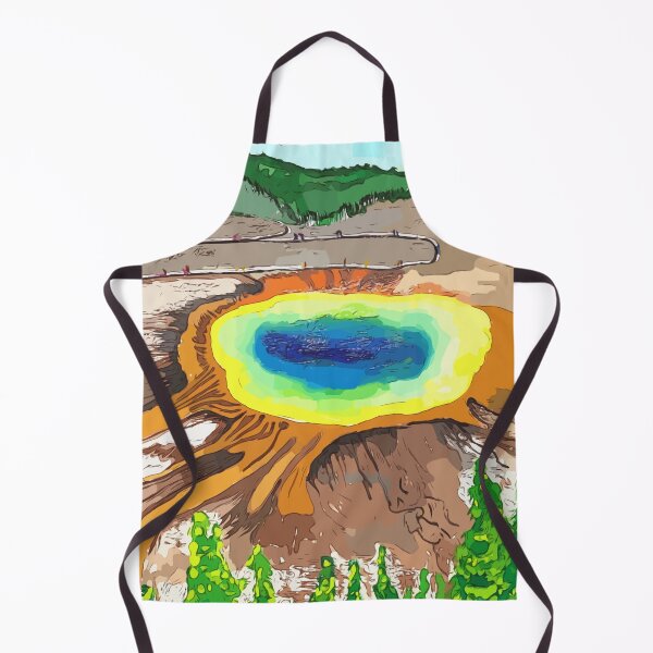 Item preview, Grand Prismatic Springs in Yellowstone National Park - WelshDesigns designed and sold by welshdesigns.