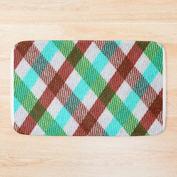 Item preview, Check Stripes Pattern Bed Sheet or Frock Design 9 designed and sold by PodiShawna.